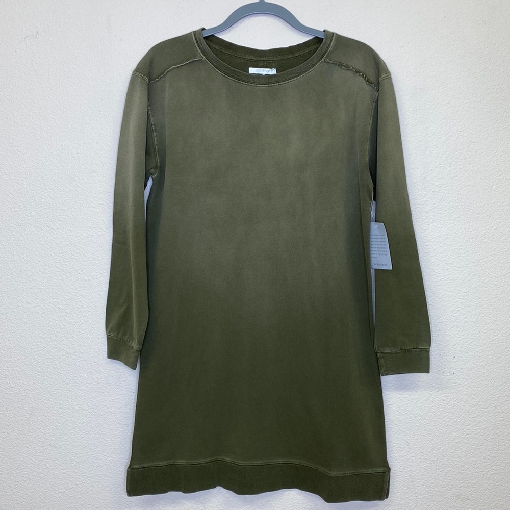 Stitchdrop Wide Neck Sweatshirt Dress NWT Size Medium